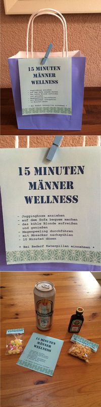 15 Minuten Männer Wellness!!! Geschenkidee für den Mann: