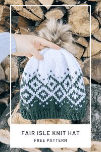 Pattern: Fair Isle Knit Hat - Spruce Hill Knits