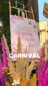 This carnival theme will add charm to your mehendi