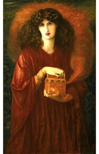 Pre Raphaelite Art: Dante Gabriel Rossetti “Pandora” 1871  ~Repinned Via Julie Kirby