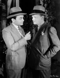 Edward G. Robinson and James Cagney in Smart Money (1931)