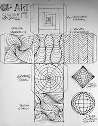 El calcetín perdido: Op Art