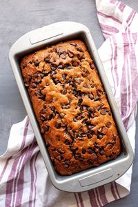 Chocolate Chip Banana Bread | Foodtasia