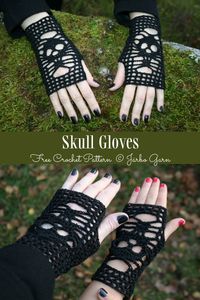 Halloween Gloves Free Crochet Patterns - DIY Magazine