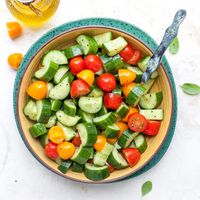 Cucumber-Tomato Salad