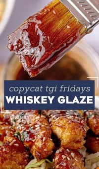 Copycat Whiskey Glaze - (TGI Friday's Jack Daniels Sauce) The Chunky Chef