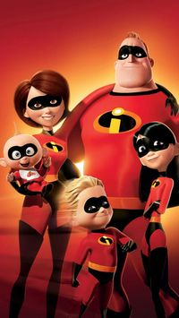 Pictured left to right: Violet, Mr. Incredible, Dash, Elastigirl and Jack Jack from THE INCREDIBLES. Permission is hereby granted to magazines and newspapers to reproduce this picture on condition that it is accompanied by ©WALT DISNEY PICTURES/PIXAR ANIMATION STUDIOS. ALL RIGHTS RESERVED. Distributed by Buena Vista International. FOR PRINT OUTLETS ONLY. NOT FOR INTERNET USE.