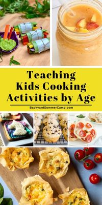 Have fun with kids in the kitchen and teach them how to make simple dishes with these educational kids cooking activities.