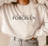 Not Perfect Forgiven SVG Christian svg svg religieux foi | Etsy