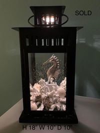 New obsession - beach lantern decor.