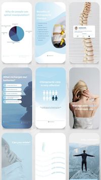 60+ attention-grabbing chiropractor social media story templates to engage your followers, boost your clinic's visibility, and grow your | #Chiropractor_Social_Media_Posts #Facebook_Content_Ideas #Chiropractic_Social_Media #Medical_Instagram