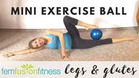 Great Legs and Glutes with a Pilates Ball - YouTube