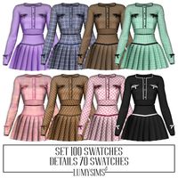 Evie set top and skirt sims 4 cc download cute barbie y2k