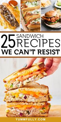 25 Sandwich Recipes We Can't Resist