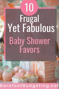 💸 Need frugal baby shower favors that still look fabulous? These economical ideas are perfect for any shower. 🌸 Find affordable options that shine and make your event memorable with these stylish and thrifty favors. 💖 Click here to start planning your fabulous shower without overspending!