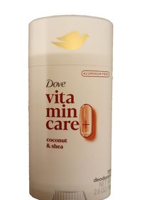 Dove VitaminCare+ Aluminum Free Deodorant Stick Coconut & Shea for 72H Odor P....