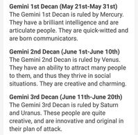 Gemini decans