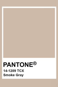 Pantone Smoke Gray