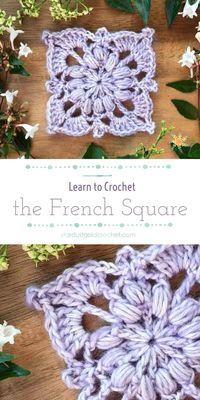 French Square | Crochet Video Tutorial for Beginners | Stitch Explorers Series - Stardust Gold Crochet