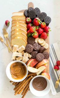 Easy Fondue Dessert Board (Plus, Other Killer Party Platter Ideas)