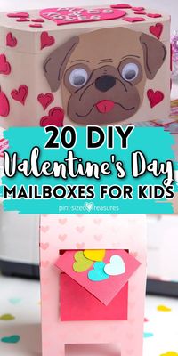 A Valentine's Day mailbox is a lovely craft that kids can use to collect all the cards they receive from friends and classmates. Even if your little ones are not in school yet, they can still enjoy making and using these charming mailboxes, which come in various designs suitable for kids of all ages. All you have to do is choose one that your child loves and enjoy!