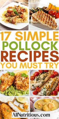 Create a flavourful meal with these easy recipes using Pollock fish. There are so many healthy meals that you can make with fish. You won’t be stuck for dinner ideas with this list.