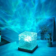 Aurora Glow Lamp,Auroraglow Lamp,Qrismora Northern Lights Lamp, Healixo Lamp,Northern Lights Projector,16 Color Northern Lights Ocean Wave Projector Light for Bedroom Indoor Night Light (16 Colors-A)