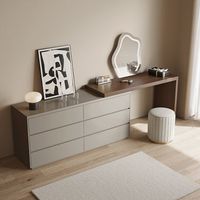 Retractable Dressing Table with 6 Drawers – YEEROLE