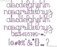 Font Freak, Peach Sundress - Freeware by Teagan White