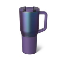 The Müv 35 oz was made for fueling your day and is the most feature packed coffee mug with a handle there is. It has the 100% leakproof BevLock lid to seal in your beverages and stop leaks, the brand-new, OctaLock™ thread system to make taking your lid on and off a breeze, and our MagFlip™ technology to assist in keeping your lid open while you sip. Also equipped with a scratch-resistant + comfort grip handle, a cup holder friendly base, a removable, color-matched silicone sleeve for ultimate du