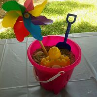 Beach Theme Birthday Party: Centerpiece for Table