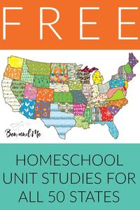 Free! Unit Studies for All 50 States - Ben and Me