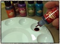 Painting with alcohol ink tutorial from Tim Holtz. Aside from the great products that he creates, I love that Tim Holtz wants us to enjoy creating our own art with his products. Thanks Tim!