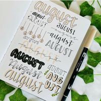 23 August Bullet Journal Ideas That Will Spark Your Creativity. - The DayDream Life