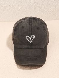 Gorra de béisbol con bordado de corazón | SHEIN USA