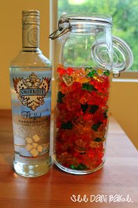 Vodka Gummy Bears ----HOLY COW why have I not thought of this