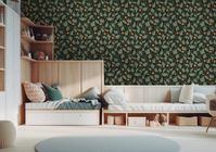 Oak & Acorns, Dark wallpaper ➡ 100% PVC-free and non-toxic