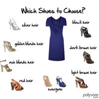 Easy peasy style! Match your shoes & hair!