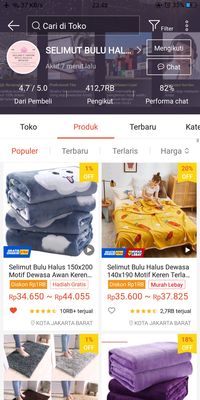 Toko delimit di shopee