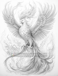 Experience the magnificence of mythical creatures with our 25 Mythical Phoenix Grayscale Coloring Pages. These pages feature the legendary phoenix, a symbol of rebirth and resilience, in intricate grayscale designs that will ignite your creativity and imagination. Perfect for adults, these coloring pages provide a mesmerizing journey into the world of mythology, offering hours of relaxing and therapeutic coloring. Embark on this mythical journey and give these majestic creatures the burst of col