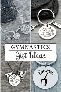 Looking for a gift for a special gymnasts? We have a large selection of personalized gymnastics bracelets, keychains, necklaces and more. Find the perfect custom gymnastics gift she will love