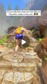 April and Vikas | Outdoor Adventure Travel on Instagram: "This hike should be on your California road trip itinerary! 💯🙌🏽

The Mist Trail is one of Yosemite’s most iconic and most popular trail. 🥾
If you have time for only one hike in Yosemite, make it this one! 🏞️

Follow @aprilandvikas for more hiking adventures and itineraries! 🙌🏽

📌 Save it for your next hike ⬇️

📍 Vernal Fall, Mist Trail

💫 Length- About 3 miles (to the top of Vernal Fall and back)
💫 Type- Out & back
💫 Elevation Gain- About 1100 ft
💫 Difficulty- Moderate
❌ Dogs aren’t allowed on this trail

‼️Reservations are required this year in Yosemite:

💫April 13 through June 30: A reservation is required from 5 am to 4 pm on Saturdays, Sundays, and on holidays (May 27 and June 19). A reservation is not required on 