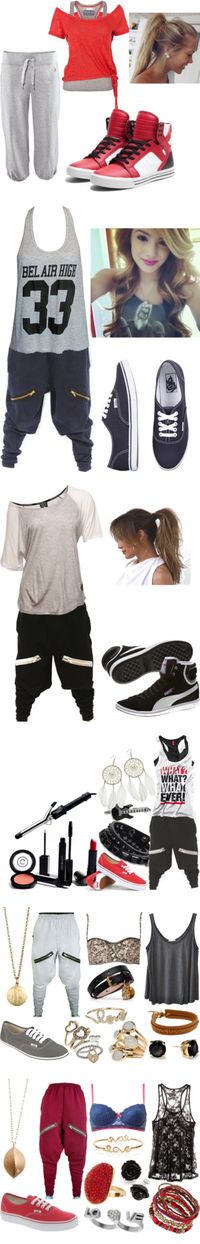 I don't dance but I love these outfits lol "Dance outfits #2" by heyitzbriannaa ❤ liked on Polyvore