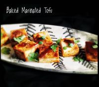 Baked Marinated Tofu