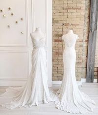 'Anya' with 'Genevieve' silk skirt overlay + 'Caitlyn' gowns looking super pretty in our Toronto stockists Sash and Bustle . Karen Willis Holmes