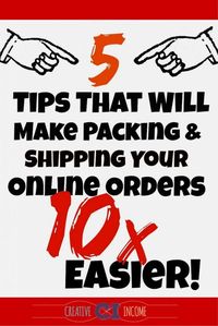 5 Shipping Tips Thatll Make Sending & Packaging Your Online Orders 10x Easier