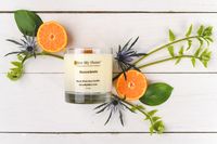 Phthalate free, hand poured, wood wick soy candle