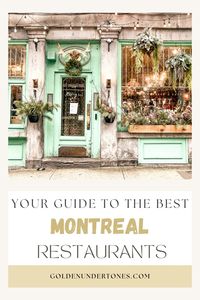 The following are my favourite Montreal restaurants. These Montreal restaurants ate all located in Old Montreal, the Europe od the city we say. The variety of cuisines on my list will make sure to satisfy all of your cravings. #montreal #oldmontreal #foodlover