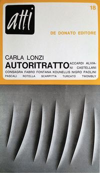 Carla Lonzi- Autoritratto; 1969