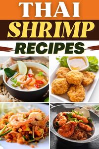 Try these Thai shrimp recipes for a flavorful dinner no one will forget! From curry to stir-fry to pad Thai, you just can't beat these dishes.